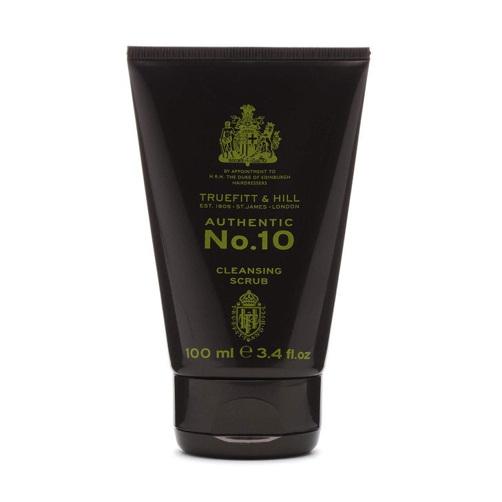 Truefitt Hill Cleansing Scrub No 10 Clears Pores Alleviates Acne Stimulates SkinCell Renewal by Gentle Walnut Shell Exfo
