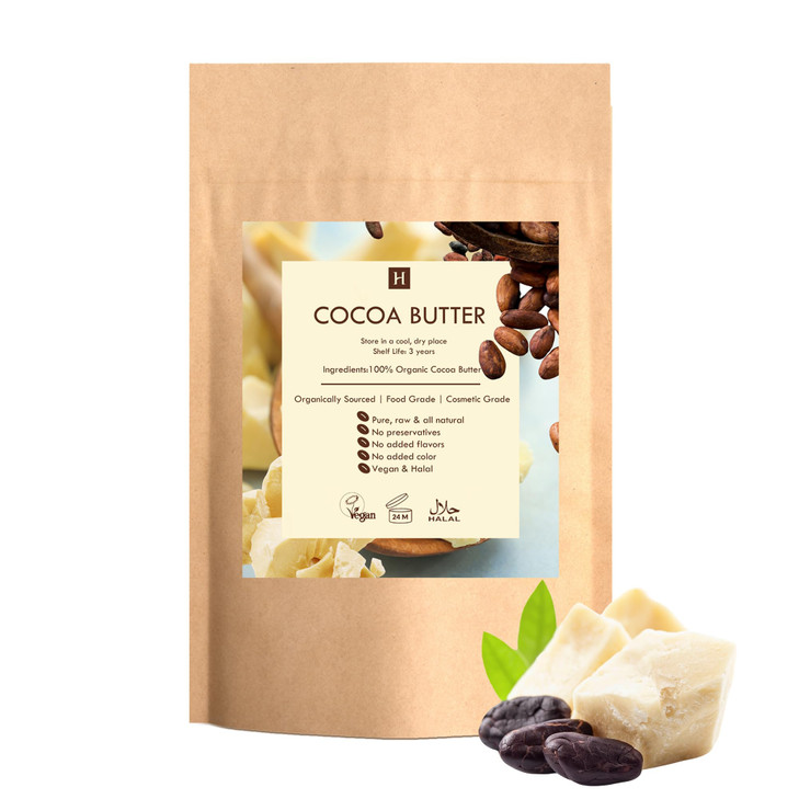 Cocoa Cacao Butter Butter Pure Raw Unprocessed Incredible Quality and Scent Use for Lotion Cream Lip Balm or Body Butter