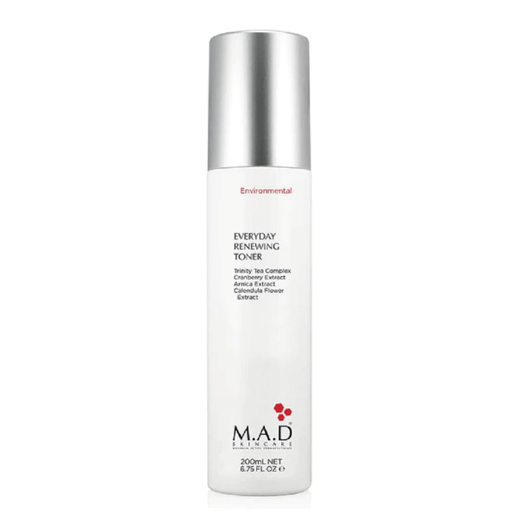 MAD Skincare Environmental Everyday Renewing Toner 200ml OxygenBoosting Formula for Youthful Glowing Skin Natural Ingred