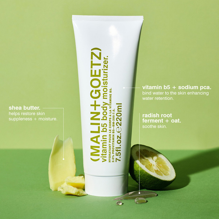 MALINGOETZ Vitamin B5 Body Moisturizer 75 Fl Oz Moisturizing Body Cream for Men Women Hydrating Hand Body Lotion All Ski