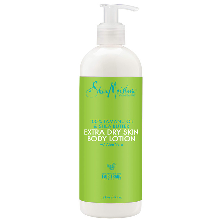 SheaMoisture Body Lotion 100 Tamanu Oil For Extra Dry Skin Body Lotion With Shea Butter 16oz
