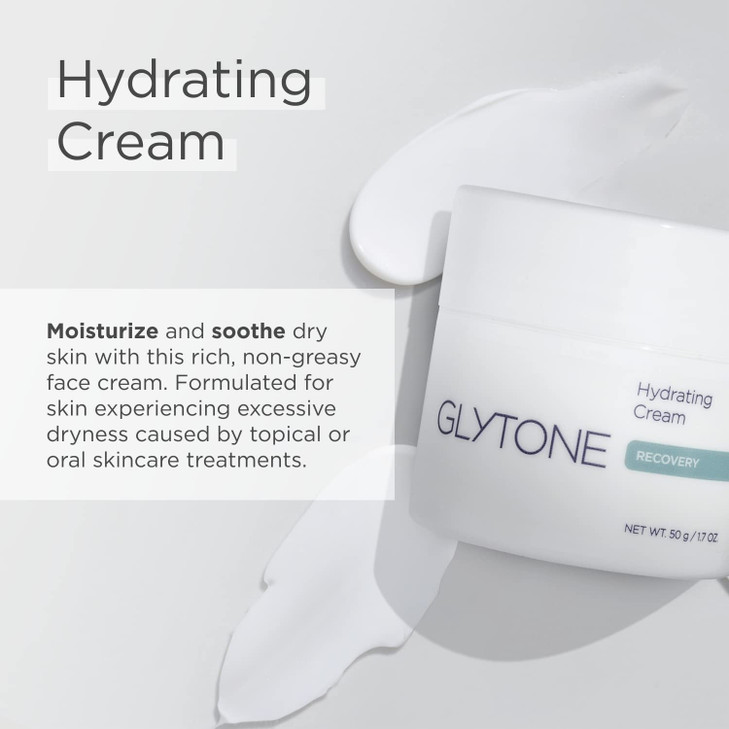 Glytone Hydrating cream Face Moisturizer Cream for Women with Glycerin Sorbitol Soothes Dry Sensitive Skin Anti Aging Hy