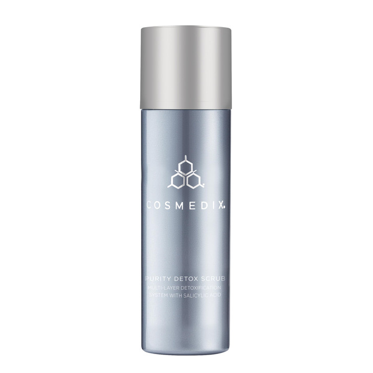 COSMEDIX Purity Detox Face Scrub Gentle MultiLayer Facial Detox Treatment Exfoliates Cleanses Skin of Dirt Oil Impuritie