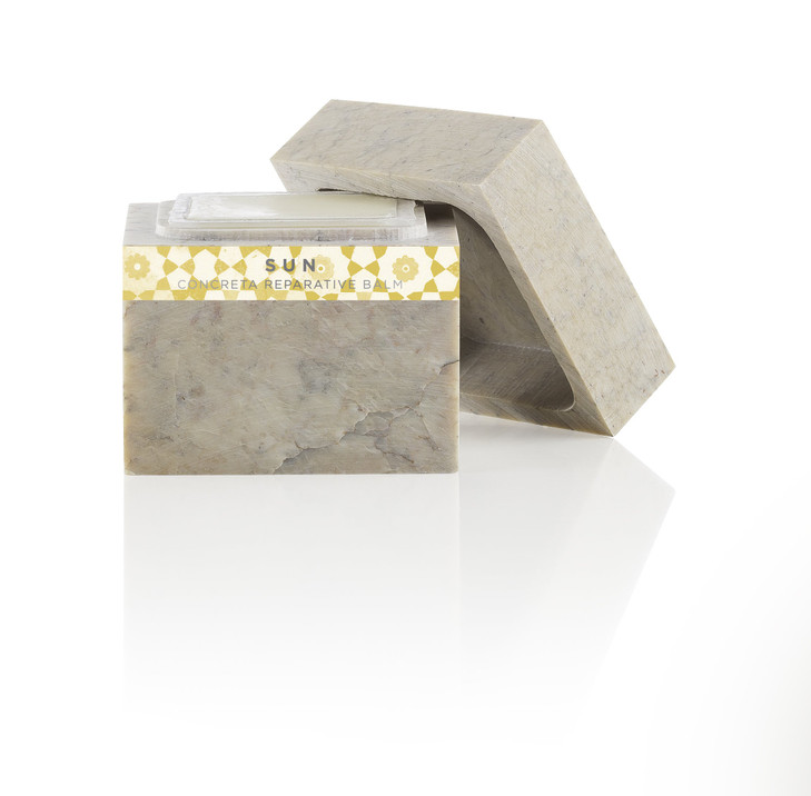 Zents Concreta Firming Repair Balm Solid Parfum Sun Fragrance Moisturizing Shea Butter Coconut Oil for Skin 125 fl oz