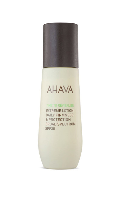 AHAVA Extreme Lotion Daily Firmness Protection Broad Spectrum SPF30 Lightweight Moisturizing AllDay Hydration UVAB Prote