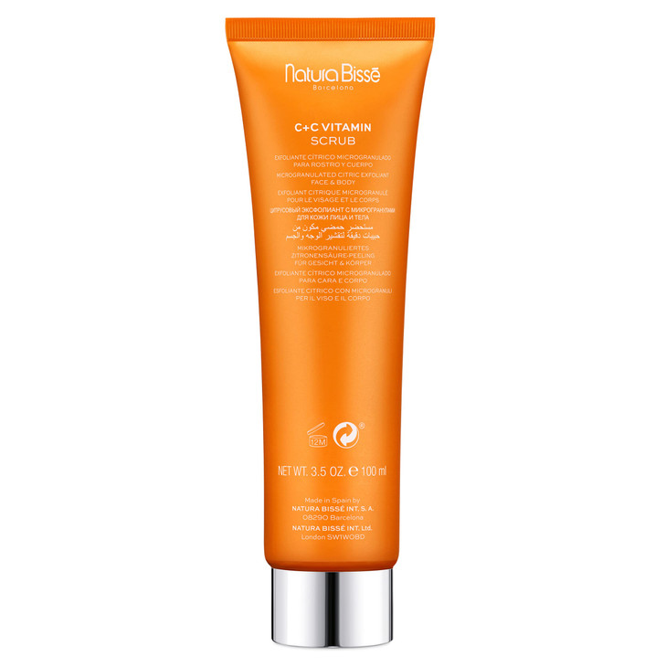 Natura Biss CC Vitamin Scrub MicroGranulated Citrus Exfoliant Renews Revitalizes Smooths 35 Oz