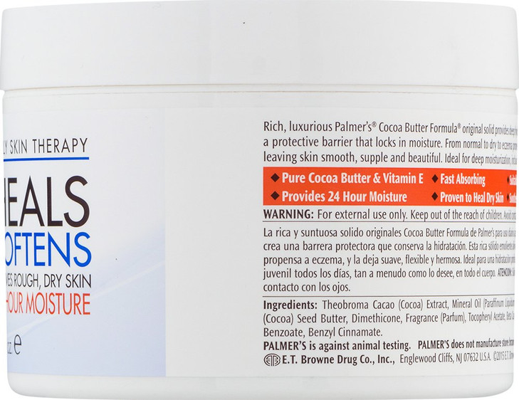 Palmers Cocoa Butter Formula Daily Skin Therapy Solid Formula 725 Ounces Pack of 12