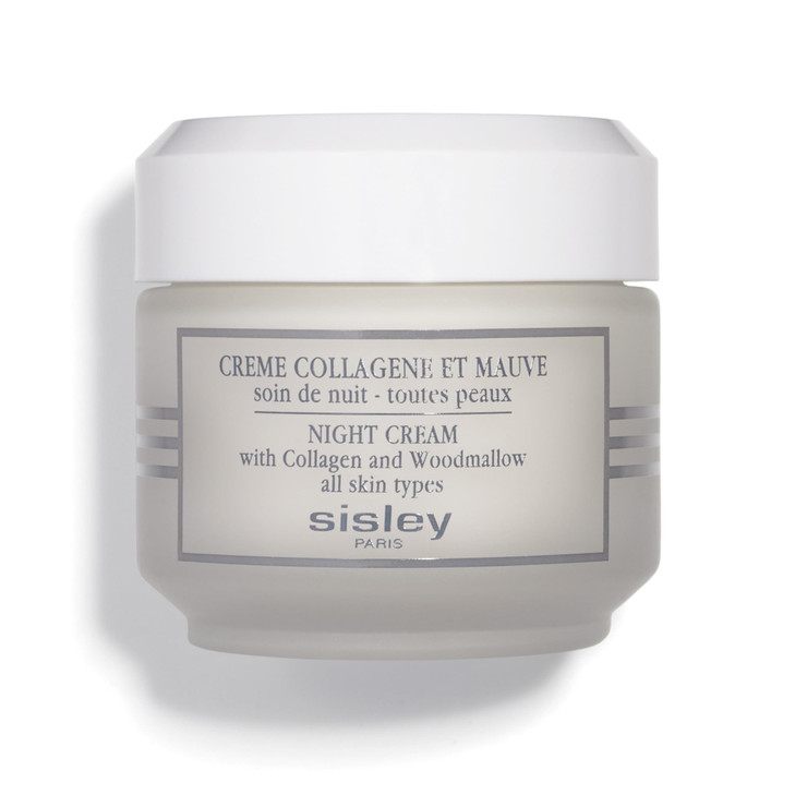 Sisley Paris Night Cream with Collagen and Woodmallow 50 mL Night Moisturizer Helps Prevent Appearance of Wrinkles Lines