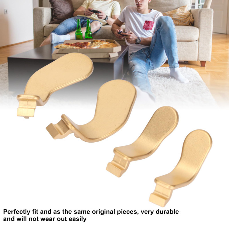 FOSA Game Console Controller Paddles, Replacement Video Games Accessories Kits Stainless Steel Paddles for One Controller Series 2 Model 1797 (Gold) online at globaldelivered