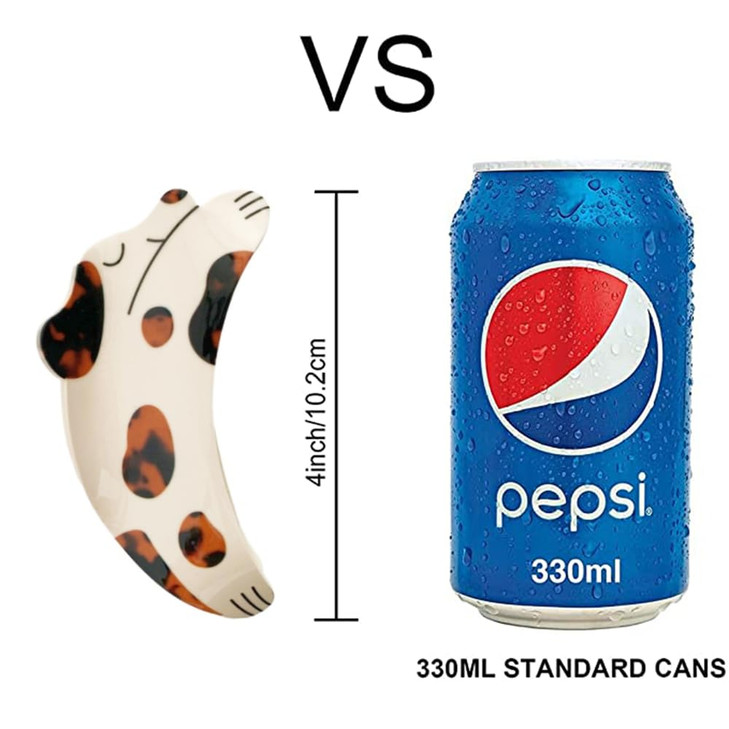 ZHOUMEIWENSP Cute Spotted Rhinestones Dog Claw Clips Large Hair Claw Clips for Thick Hair, Acrylic Celluloid French Butterfly Jaw Clips, Strong Hold online at globaldelivered