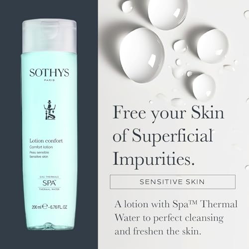 SOTHYS Comfort Lotion Hydrating Face Toner for Sensitive Skin Gentle Makeup Remover