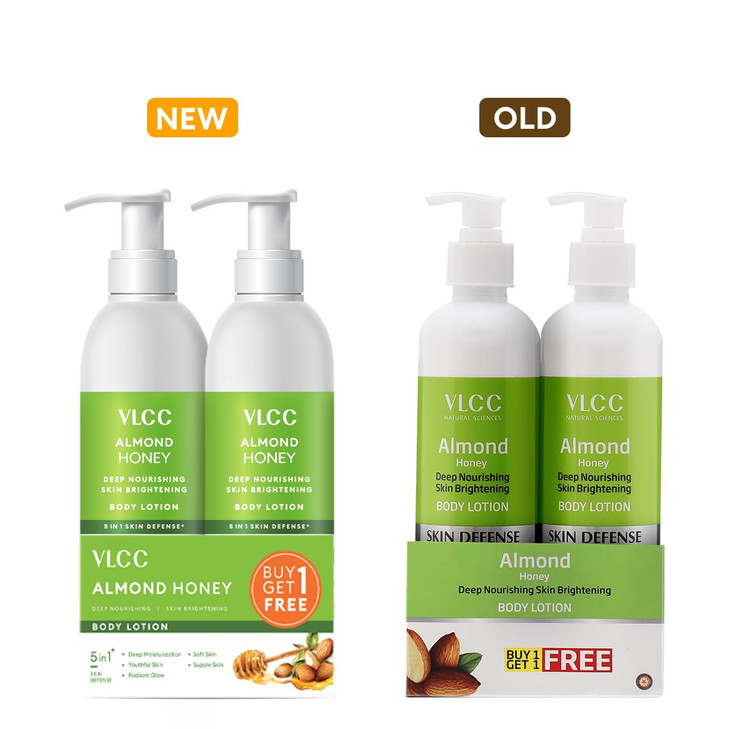 VLCC Almond Honey Body Lotion with Deep Nourishing Skin Enhancing Properties Gives Supple Moisturized Youthful Skin 1183
