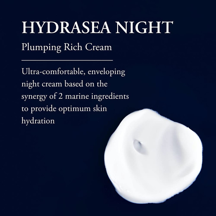 Phytomer Hydrasea Moisturizing Night Cream Intensely Nourishing Face Moisturizer Plumps and Hydrates Dry Skin Anti Aging