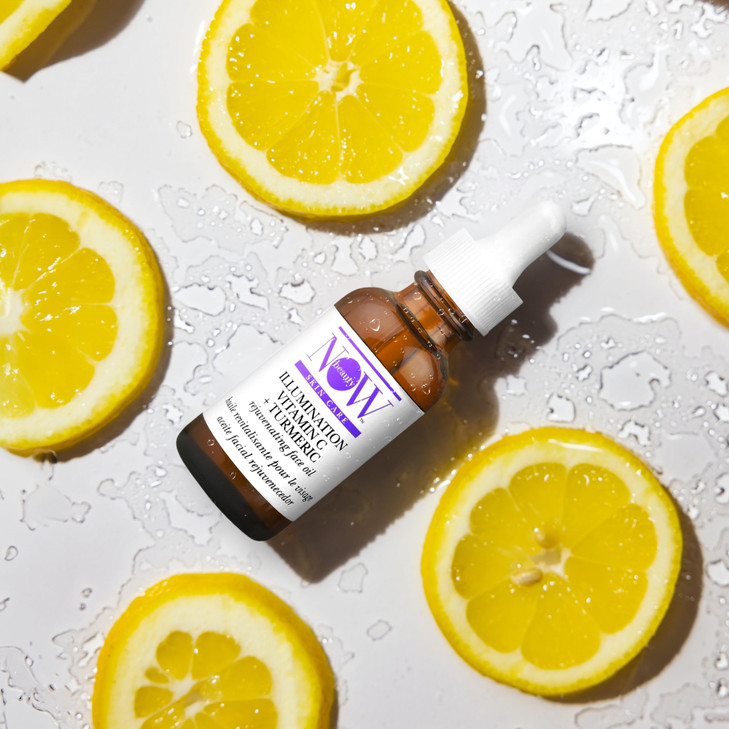 NOW Beauty Illumination Vitamin C Plus Turmeric Rejuvenating Face Oil Brightening Face Serum Reduce Puffiness Boosts Col