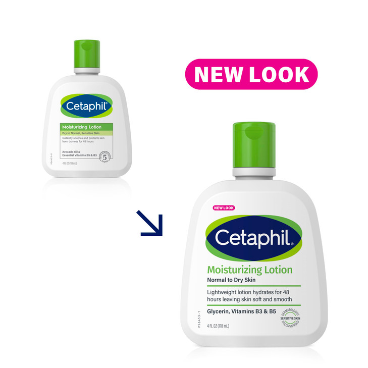 Cetaphil Face Body Moisturizer Hydrating Moisturizing Lotion for All Skin Types Suitable for Sensitive Skin NEW 4 oz Pac