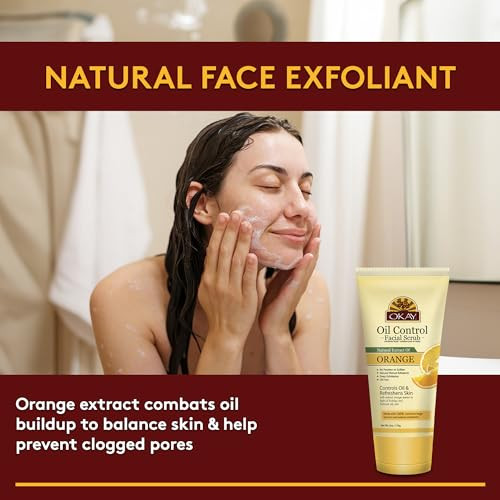 OKAY Pure Naturals Orange Facial Scrub 6 Ounce 017 kg