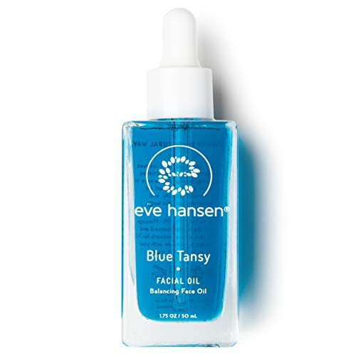 Eve Hansen Blue Tansy Facial Oil Moisturizer Balancing Face Oil With Squalane Rosehip Turmeric Vitamin E For Skin NonGre