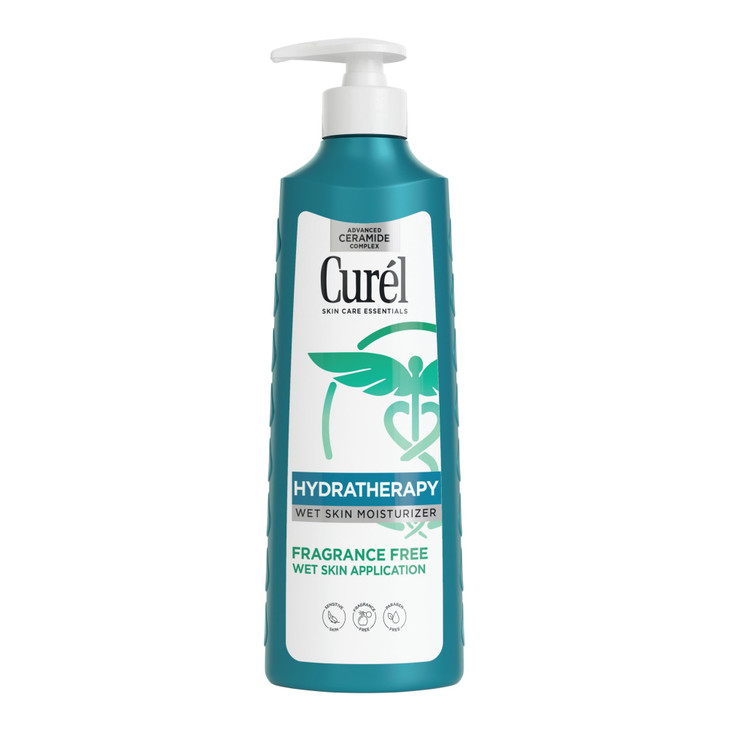 Curel Hydra Therapy In Shower Lotion Itch Defense Body Moisturizer with Advanced Ceramide Complex Vitamin E Oatmeal Extr