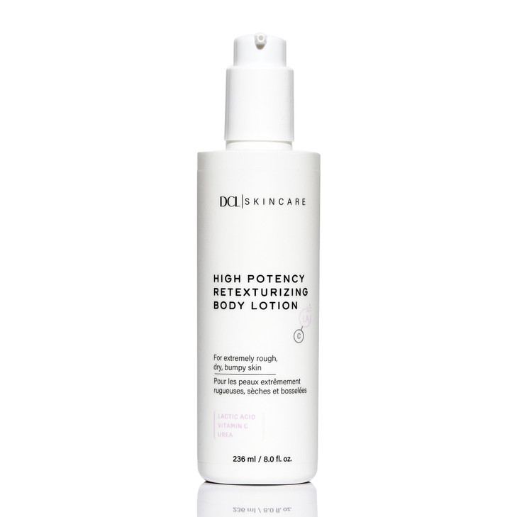 DCL Skincare High Potency Retexturizing Body Lotion for Smooth Renewed Skin 8 Fl oz