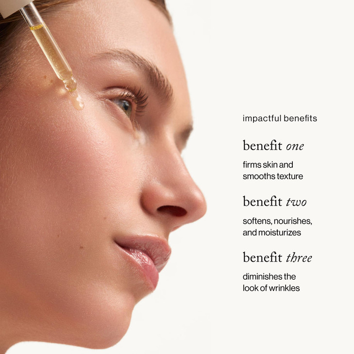 goop Beauty Nutrient Face Oil Anti Aging Moisturizer for Smooth Skin Texture Wrinkles Bakuchiol Cacay Organic Amla 1 fl