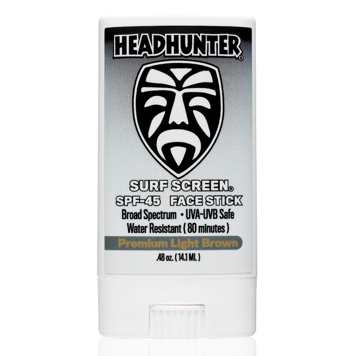 Headhunter Sunscreen Face Stick SPF 45 Waterproof Surf Sunblock for Waterman WaterResistant Facial Sunscreen for UltraSp