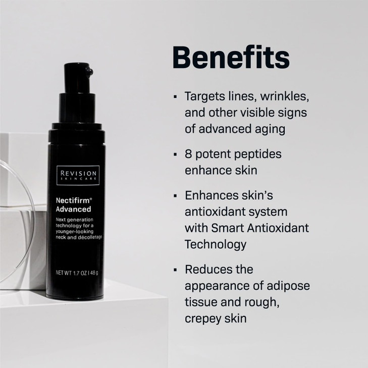 Revision Skincare Nectifirm Advanced Neck Cream Clinically Proven to Firm Lift Contour the Neck Jawline Dcolletage Corre