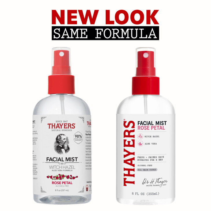Thayers AlcoholFree Witch Hazel Facial Mist Toner with Aloe Vera Rose Petal Soothing and Hydrating For All Skin Types 8
