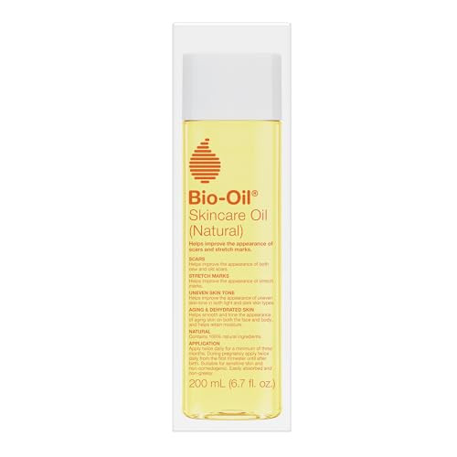BioOil Natural Skincare Oil Serum for Scars and Stretch Marks Face and Body Moisturizer for Dry Skin Hair Oil For All Sk