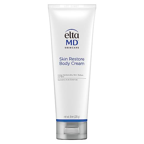 EltaMD Skin Restore Body Cream FragranceFree Lotion for Women with Hyaluronic Acid and Niacinamide Body Moisturizer 8 oz