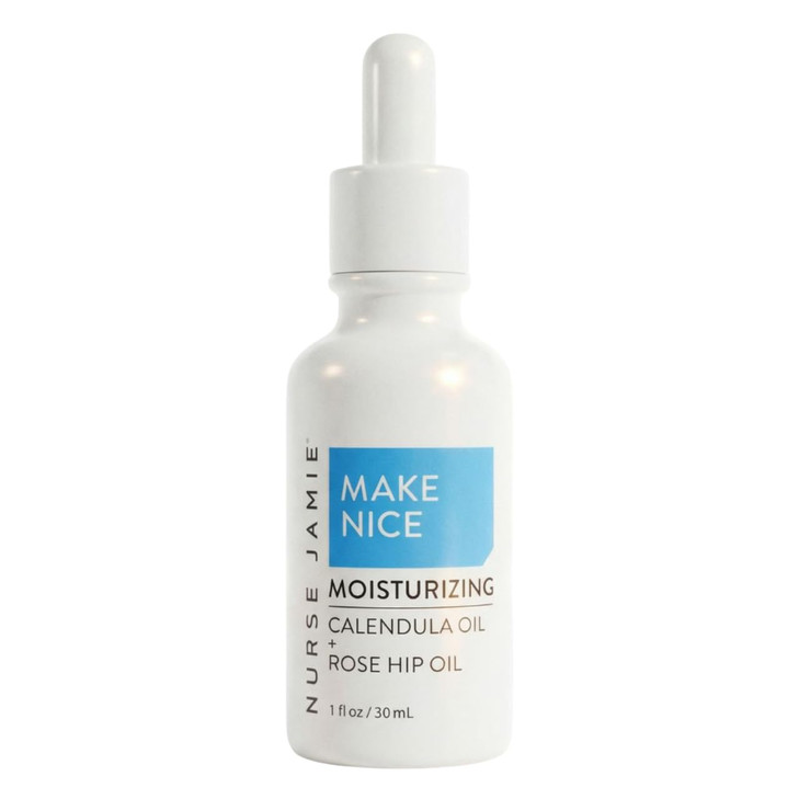 Nurse Jamie Make Nice Moisturizing Oil Hydrating Botanical Face Oil with Calendula Rosehip for Dewy Glowing Skin 30 mL