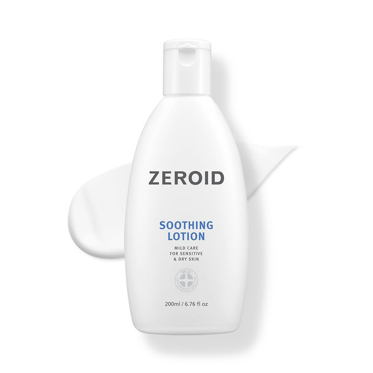 ZEROID Soothing Lotion Moisturizer for Sensitive Skin Skin Barrier Repair Face Body Lotion for Soothing Calming Lotion f
