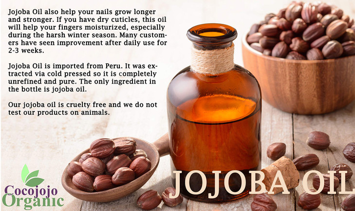 Dr Joe Lab Jojoba Oil Organic for Hair Growth Skin Face 100 Pure Natural Cold Pressed Deep Moisturizing AntiAging Essent