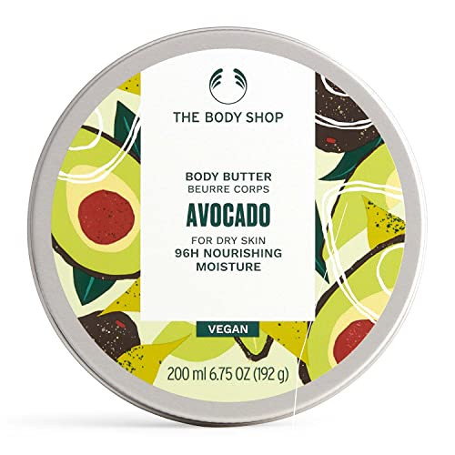 The Body Shop Avocado Body Butter Nourishing Moisturizing Skincare for Dry Skin Vegan 675 oz