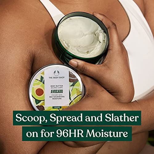 The Body Shop Avocado Body Butter Nourishing Moisturizing Skincare for Dry Skin Vegan 675 oz