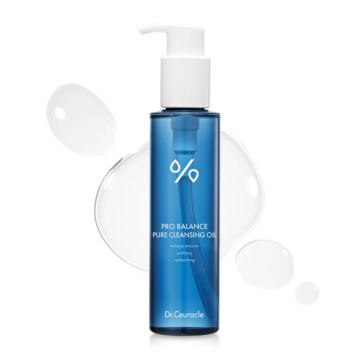 DrCeuracle Pro Balance Pure Cleansing Oil Makeup Sunscreen Remover Oil Cleanser Korean Facial Cleanser with Hydrating Fi