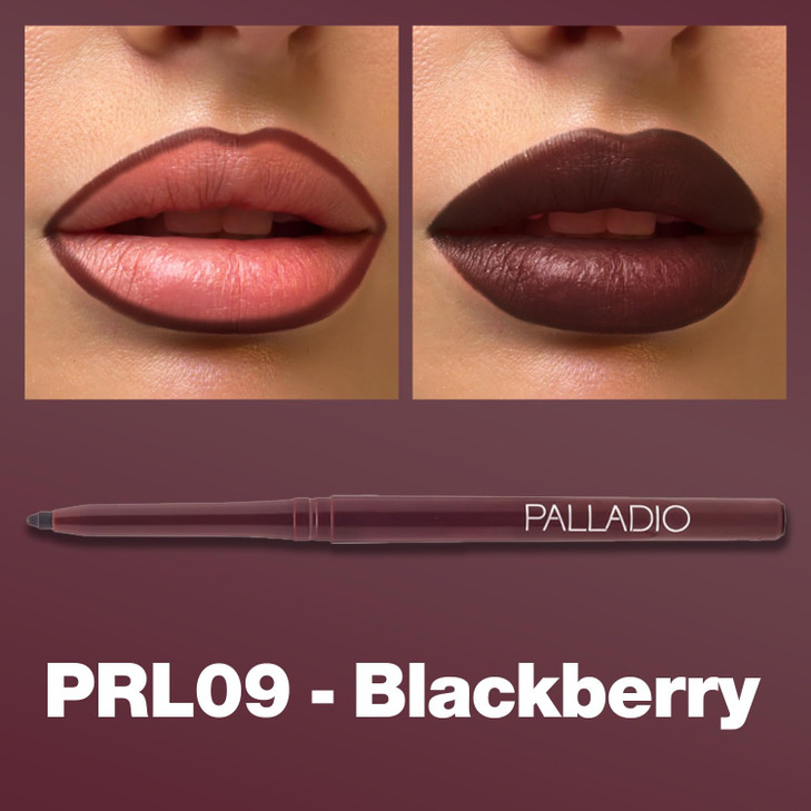 Palladio Retractable Waterproof Lip Liner High Pigmented and Creamy Color Slim Twist Up Smudge Proof Formula with Long Lasting All Day Wear No Sharpe online at globaldelivered