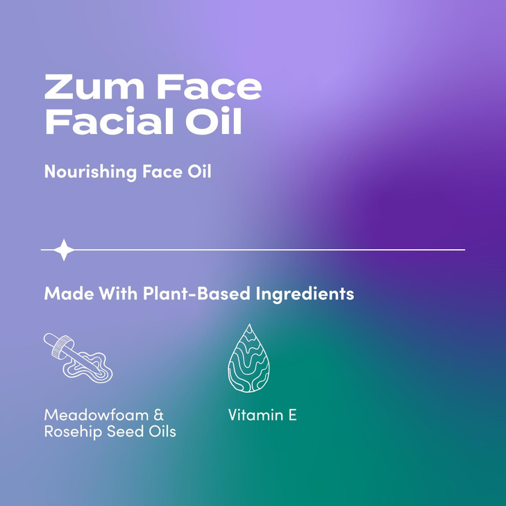 Indigo Wild Zum Face Nourishing Face Oil Hydrating Face Moisturizer Skin Oil Made with Shea Butter Meadowfoam Seed Oil B