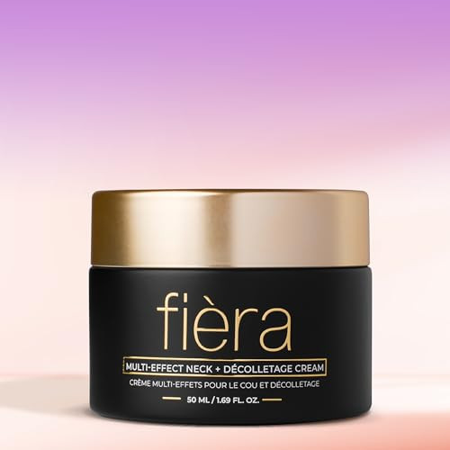 FIRA Neck Firming Tightening Cream AntiAging Moisturizer for Sagging Skin Improves Neck and Jawline Definition Reduces W