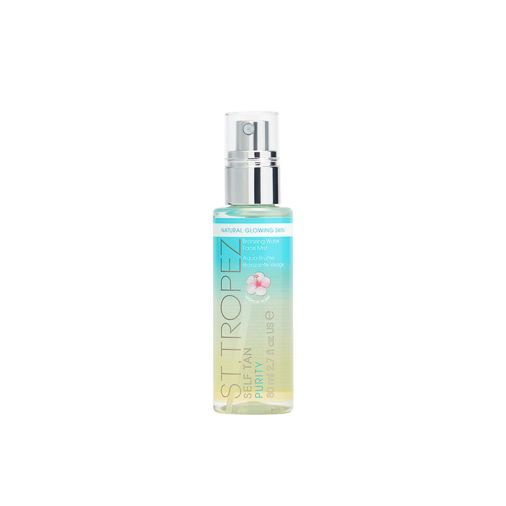 StTropez Self Tan Purity Bronzing Water Face Mist Natural Sunkissed Glow with Hyaluronic Acid Antioxidants Vegan Natural