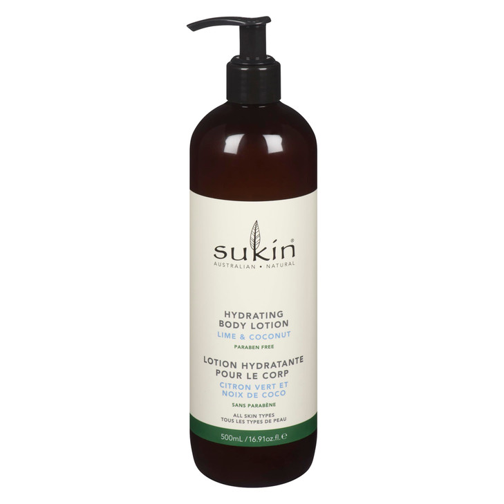 Sukin Lime Coconut Scent Hydrating Body Lotion For Women For All Skin Type Paraben Free 1691 Fluid Ounces Pack Of 1