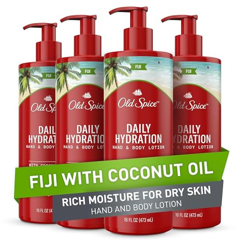 Old Spice Hand Body Lotion for Men Daily Hydration 247 Hydration 247 Replenishing Rich Moisture for Dry Skin Lightweight