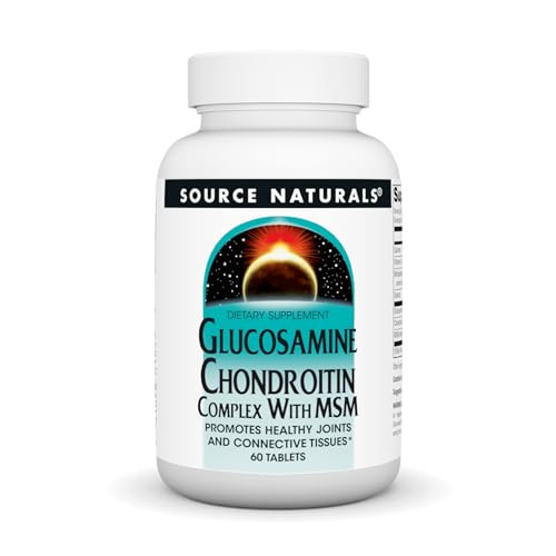 Source Naturals Glucosamine Chondroitin Complex with MSM, 60 Tablets