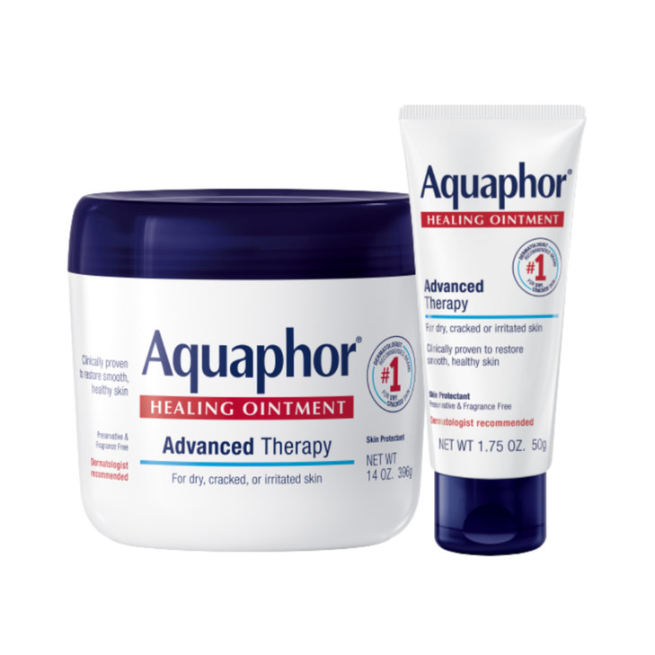 Aquaphor Healing Ointment Advanced Therapy Skin Protectant Skin Care Set Body Moisturizer for Dry Skin Minor Cuts and Bu