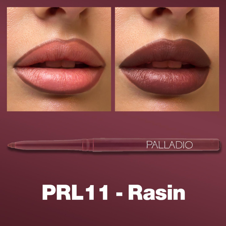 Palladio Retractable Waterproof Lip Liner High Pigmented and Creamy Color Slim Twist Up Smudge Proof Formula with Long Lasting All Day Wear No Sharpe online at globaldelivered