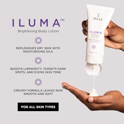 IMAGE Skincare ILUMA Intense Body Lotion Brightening Body Moisturizer with Vitamin E for Even Skin Tone and Luminous Glo