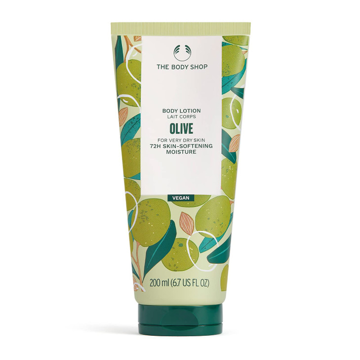 The Body Shop Olive Body Lotion Nourishes and Softens Very Dry Skin Vegan 67 oz