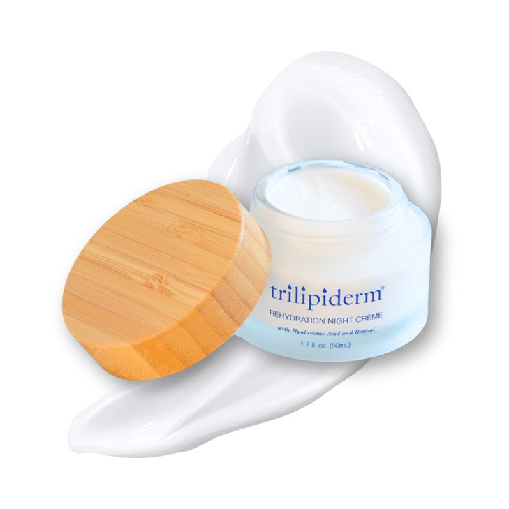Trilipiderm Rehydration Night Crme WHyaluronic Acid Vitamins A C E Medyssinnian Lipid Anti Aging Facial Night Cream Mois
