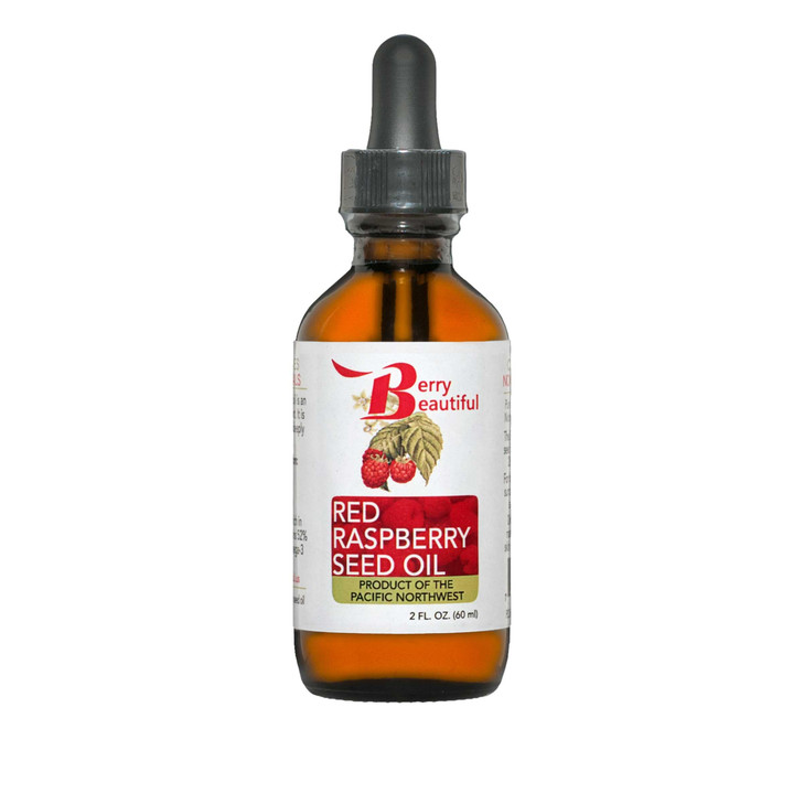 Berry Beautiful 100 Pure Red Raspberry Seed Oil 2 fl oz Sustainably ColdPressed from Northwest Coop Raspberries