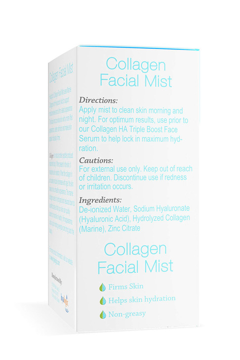 Hyaluronic Acid Collagen Facial MistMoisturizer Spray Nongreasy Hydrating Primer Makeup Setting Spray Dye Fragrance Crue