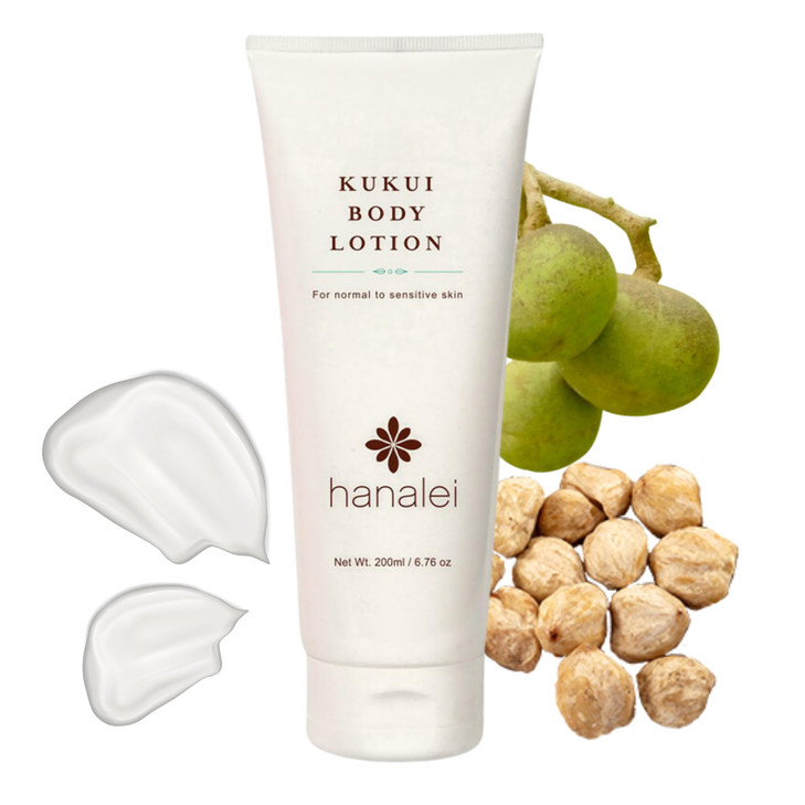 Hanalei CrueltyFree Kukui Body Lotion ParabenFree DyeFree Moisturizer with Kukui Nut Oil Shea Butter Jojoba Oil for Hydr